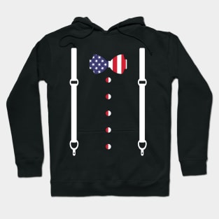 Funny 4th Of July 2021 Fourth Of July For Mens And Womens And Kids For 4th Of July Celebration Funny 4th of July 2021 US American Flag Tuxedo Costume Hoodie